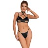 Ensemble soutien-gorge et string en velours