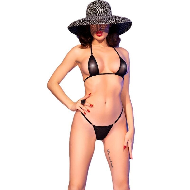 CHILIROSE - CR 4840 MICRO BIKINI NOIR CHILIROSE - CR 4840 MICRO BIKINI NOIR