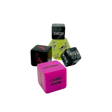 Set 5 dés coquins Ooo