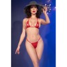 CHILIROSE - CR 4840 MICRO BIKINI ROUGE