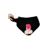 Slip avec pénis en peluche mobile