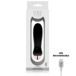 VIBRATEUR RECHARGEABLE CINQ NOIR 7 VITESSES