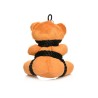 Porte clés rigolo Teddy Bear peluche en tenue de bondage