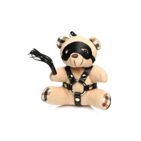 Porte-clés rigolo Teddy Bear en tenue BDSM