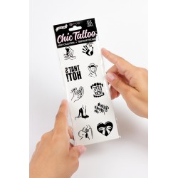 10 tatouages temporaires Kinky Collection