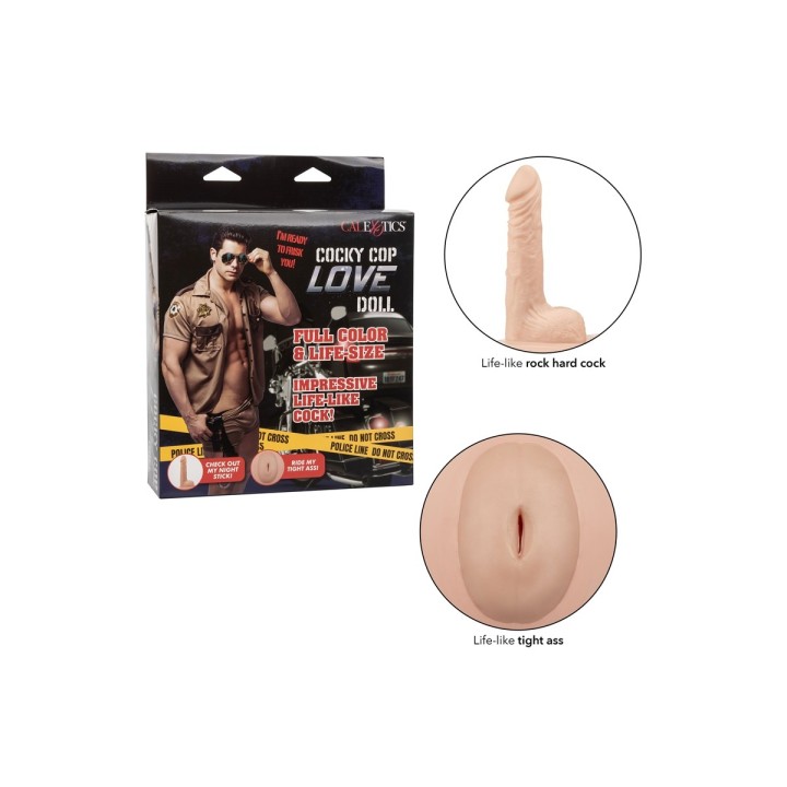 Poupée masculine réaliste Cocky Cop – Love Doll adulte
