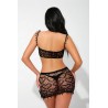 Ensemble top et jupe résille