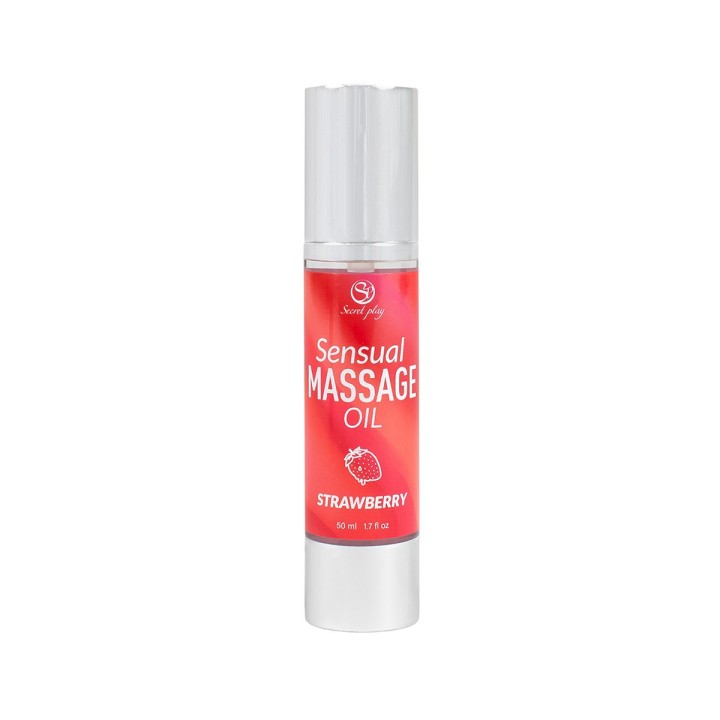 Huile de massage Fraise - Secret Play