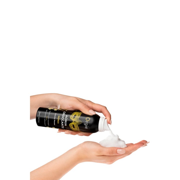 Mousse de massage effervescente Monoï – Relaxante & Hydratante