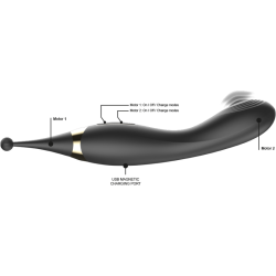 STIMULATEUR CLITORAL ET VIBRATEUR DE POINT G INTERCHANGEABLES