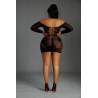 Mini robe résille N°07 Queen Size - Moonlight