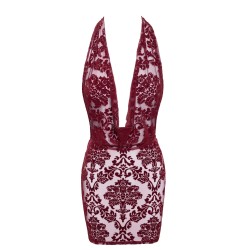 Robe Courte Kink Royal Cascade - Chic & Élégant pour Femmes