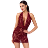 Robe Courte Kink Royal Cascade - Chic & Élégant pour Femmes