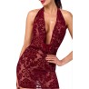 Robe Courte Kink Royal Cascade - Chic & Élégant pour Femmes