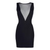 Robe noire V-9209 - Axami