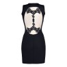 Robe noire V-9209 - Axami