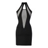 Robe noire V-9269 - Axami