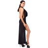 Robe longue liquide F373 Onyx élégante - Achetez maintenant !