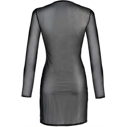 Robe tulle noir V-10639 - Axami