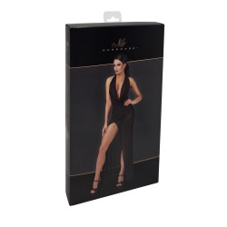 Robe longue liquide F373 Onyx élégante - Achetez maintenant !