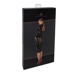 Robe mi-longue transparente Luxuria Crystal Back - L'élégance redéfinie
