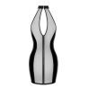 F370 Luxuria Crystal Sheer Mini Robe - Élégante Robe Style