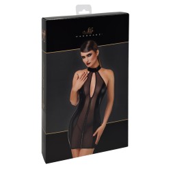 F370 Luxuria Crystal Sheer Mini Robe - Élégante Robe Style
