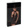 F370 Luxuria Crystal Sheer Mini Robe - Élégante Robe Style