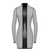 F369 Crossfire Mesh & Wetlook Mini dress