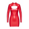 F367 Bombshell Bodycon Dress Red