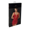 F364 Bombshell Lace-Up Mini Dress Red