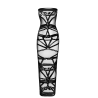 F358 Bondesque Opera Off-shoulder long dress