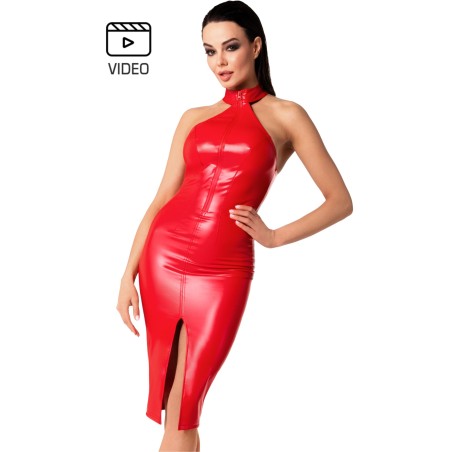 F354 Orgia Robe midi rouge