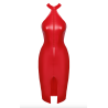 F354 Orgia Robe midi rouge