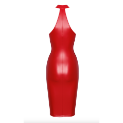 F354 Orgia Robe midi rouge