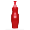 F354 Orgia Robe midi rouge