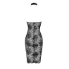 F338 Robe midi en dentelle Nocturne