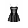 F308 Dreamer - Mini-robe corsetée avec fermeture éclair sur le devant