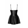 F308 Dreamer - Mini-robe corsetée avec fermeture éclair sur le devant