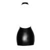 F255 Mini-robe dos nu avec cache-cou en Powerwetlook