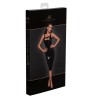 F250 Robe midi en PVC avec fermeture éclair sur le devant