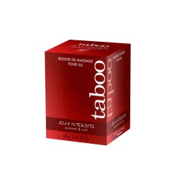 Bougie de massage Taboo for Him jeux interdits