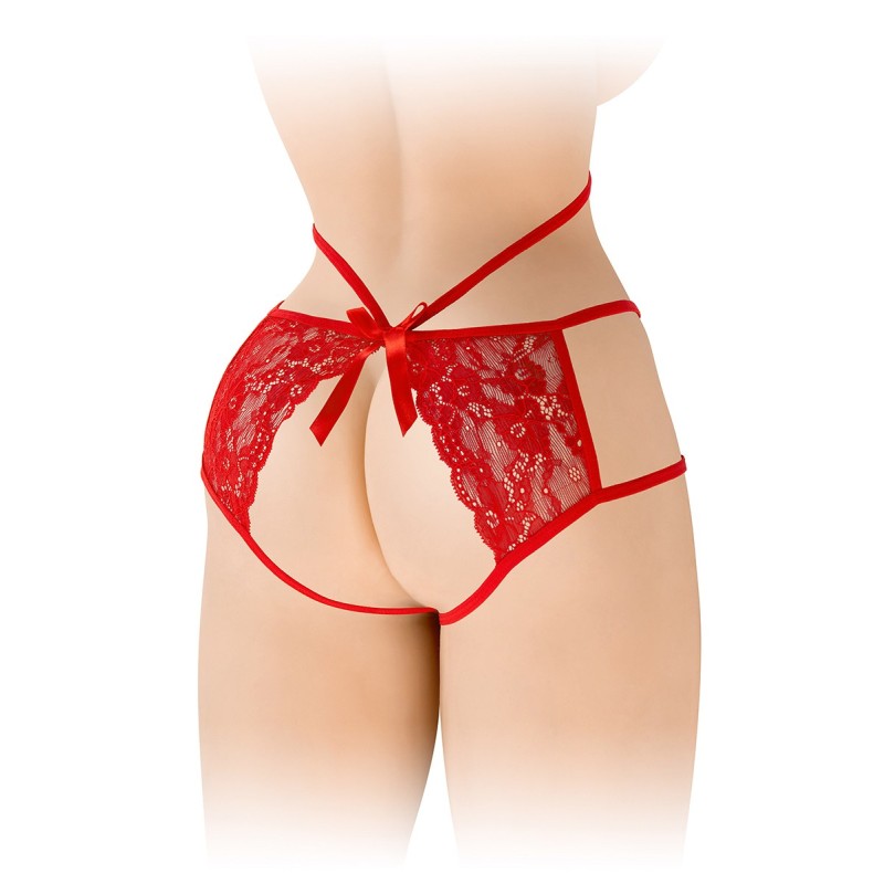 Culotte ouverte Nadia - rouge Culotte ouverte Nadia - rouge