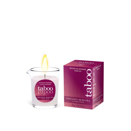 Bougie de massage Taboo for Him caresses ardentes