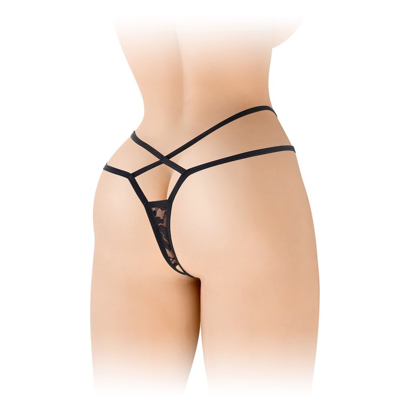 String ouvert Mylene - noir String ouvert Mylene - noir