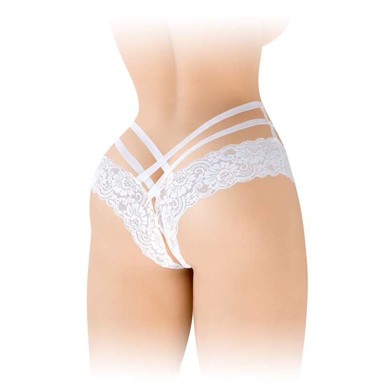 Tanga ouvert Anne - blanc Tanga ouvert Anne - blanc