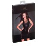 F079 Robe courte avec laçage sur le côté
