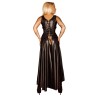 F069 Robe longue avec laçage dans le dos