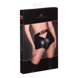 F218 Short sexy avec fermeture éclair complète