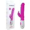 ABRIL VIBRATEUR RABBIT 16 VITESSES ROSE
